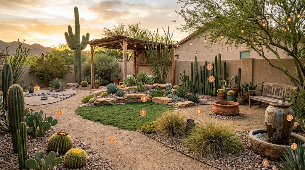 arizona desert backyard design ideas