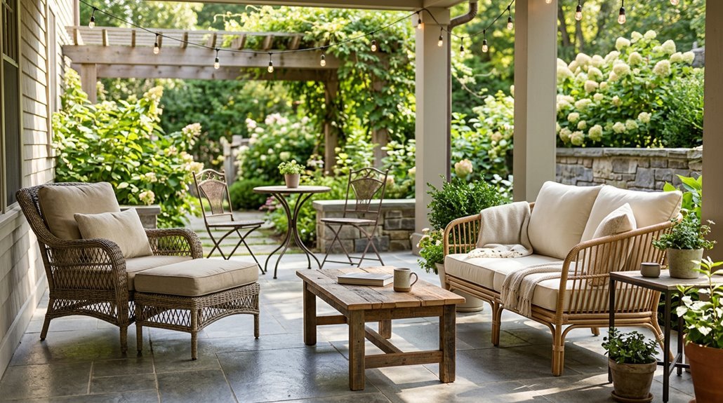 back porch furniture ideas