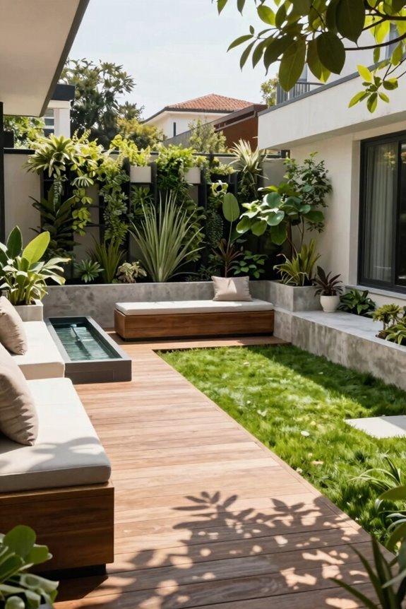 7 Medium Backyard Ideas to Transform Your Outdoor Space 6 blurring indoor outdoor boundaries seamlessly