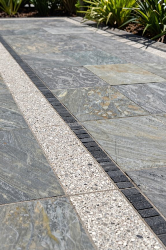 Stone Patio Design Ideas That Transform Outdoor Spaces 5 borders and robust edging details