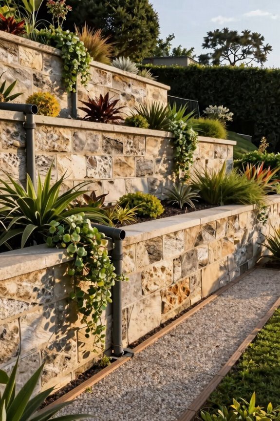 Retaining Wall Ideas for Hillside Backyards 3 budget to premium retaining wall options