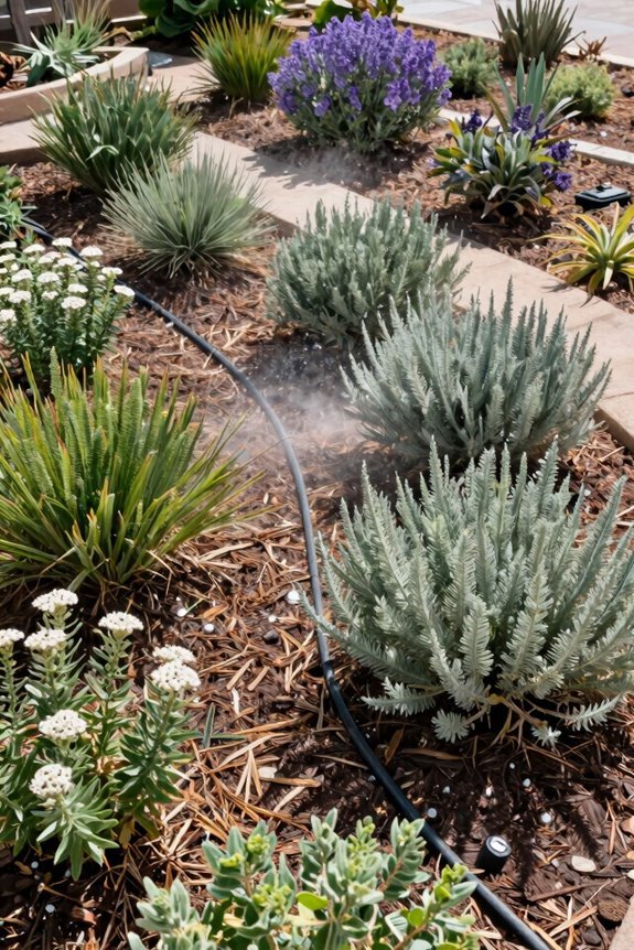 Native California Plants for Drought-Tolerant Backyard Landscapes 5 drip irrigation for year one establishment