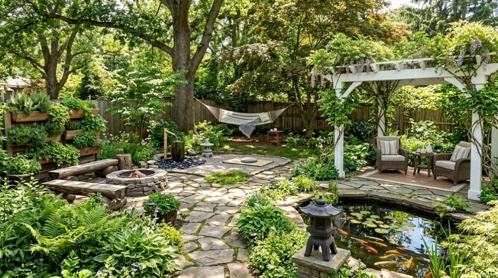 five backyard oasis ideas
