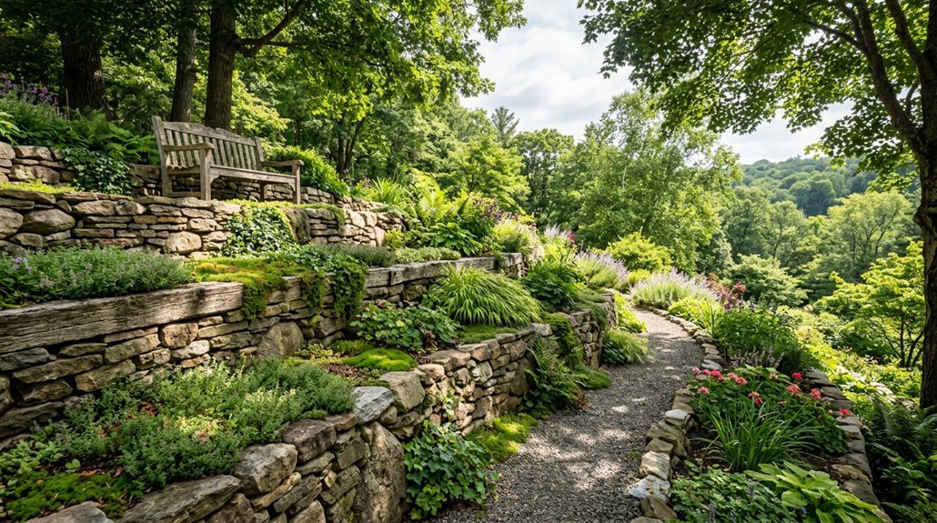 hillside retaining wall ideas