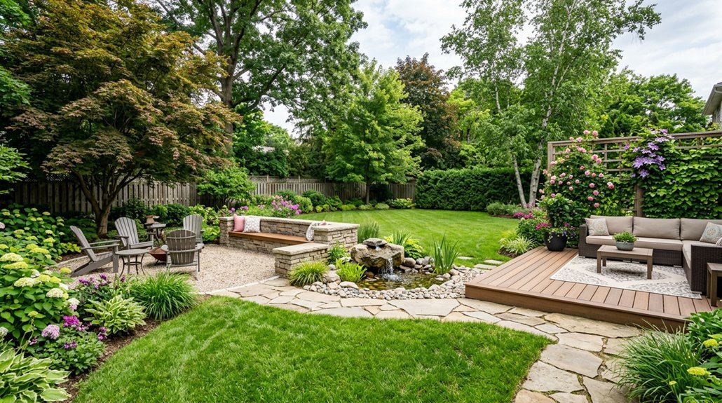 large backyard layout ideas
