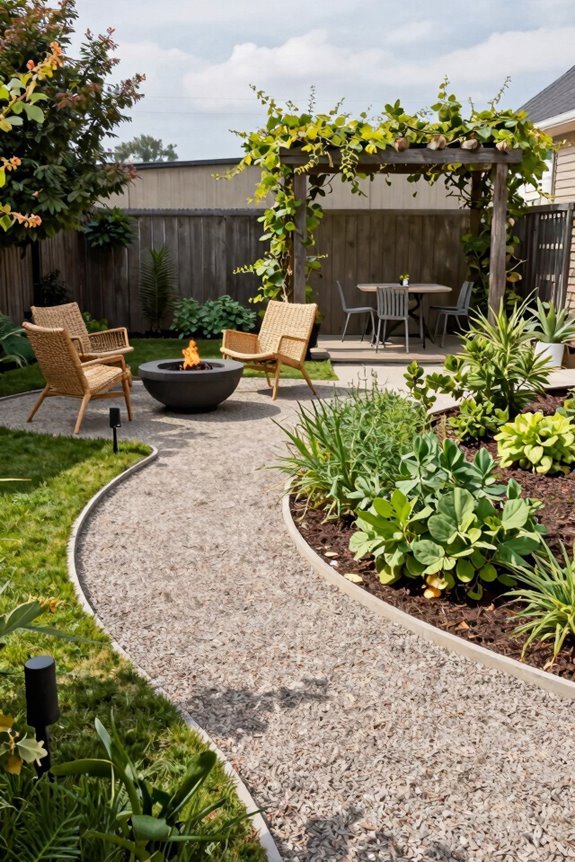 7 Medium Backyard Ideas to Transform Your Outdoor Space 1 multi use backyard zones with rugs
