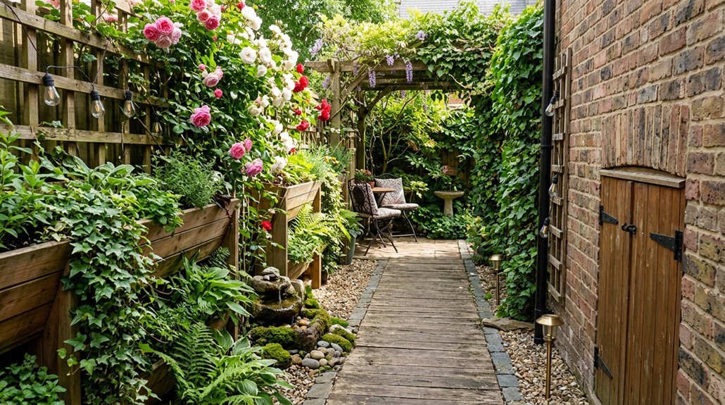 narrow backyard ideas for small spaces