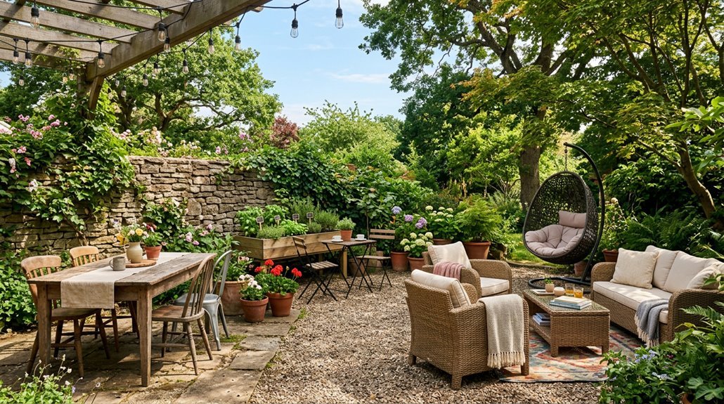 outdoor seating ideas for backyard dining