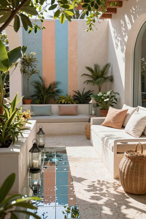 reflective surfaces brighten shaded corners
