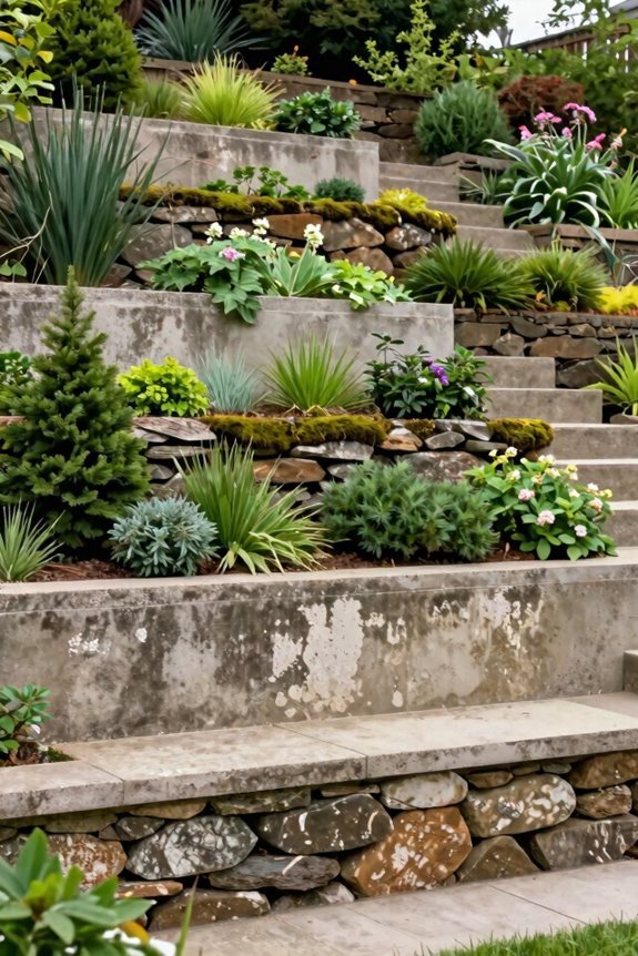 Retaining Wall Ideas for Hillside Backyards 1 retaining wall creates usable terraced space