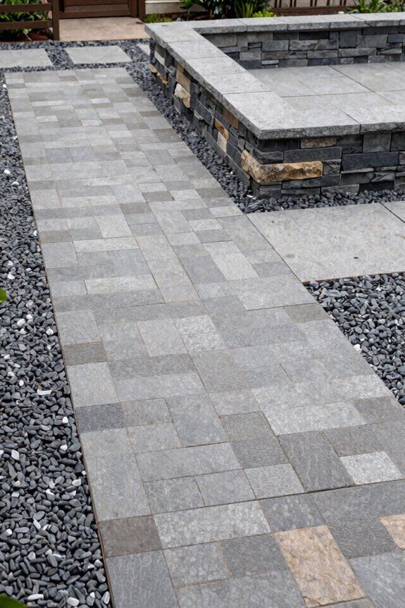 skeleton pathways unify zones with permeable materials