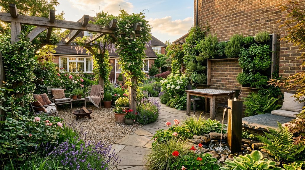 transform outdoor space with garden patio ideas