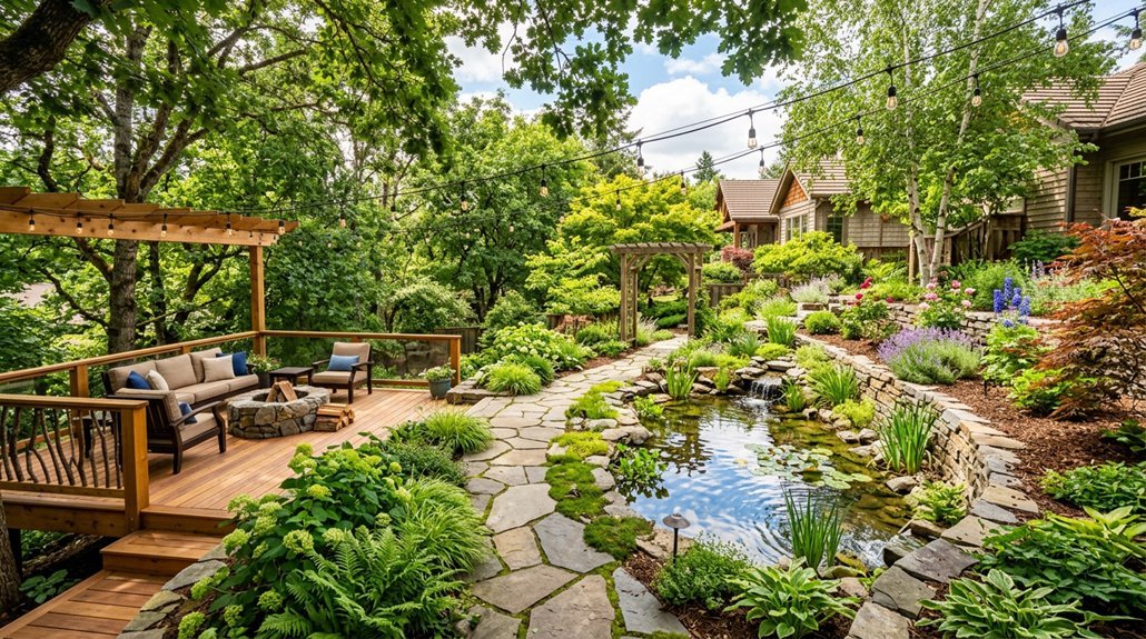 unlevel yard to dreamscape transformation