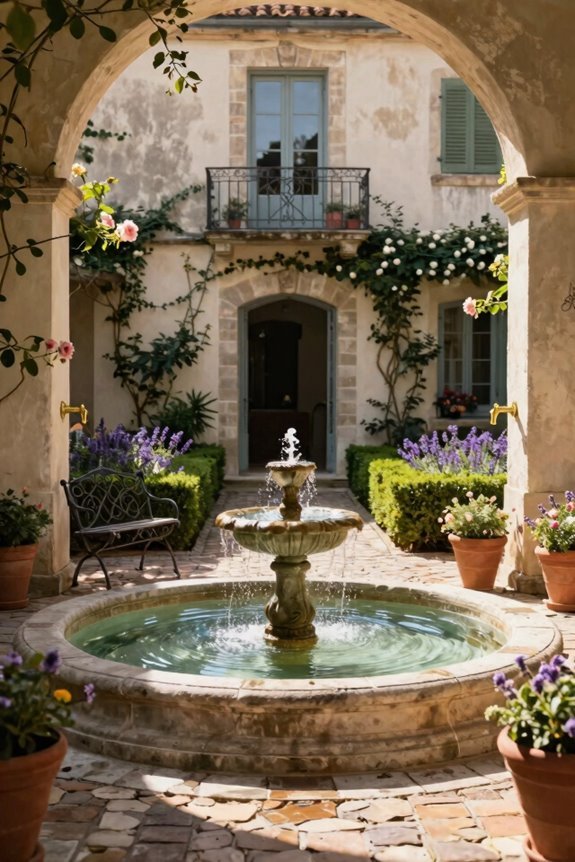 water features as elegant focal points