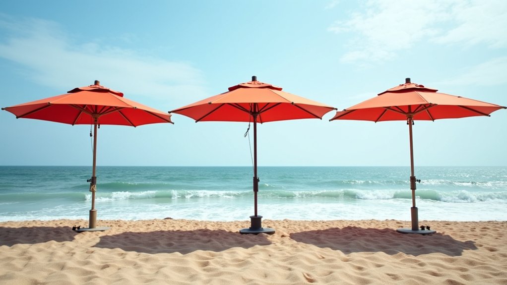 wind ready patio umbrella features vent frame ribs diameter