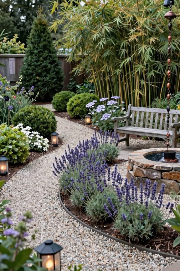 7 Medium Backyard Ideas to Transform Your Outdoor Space 3 year round garden structure and texture